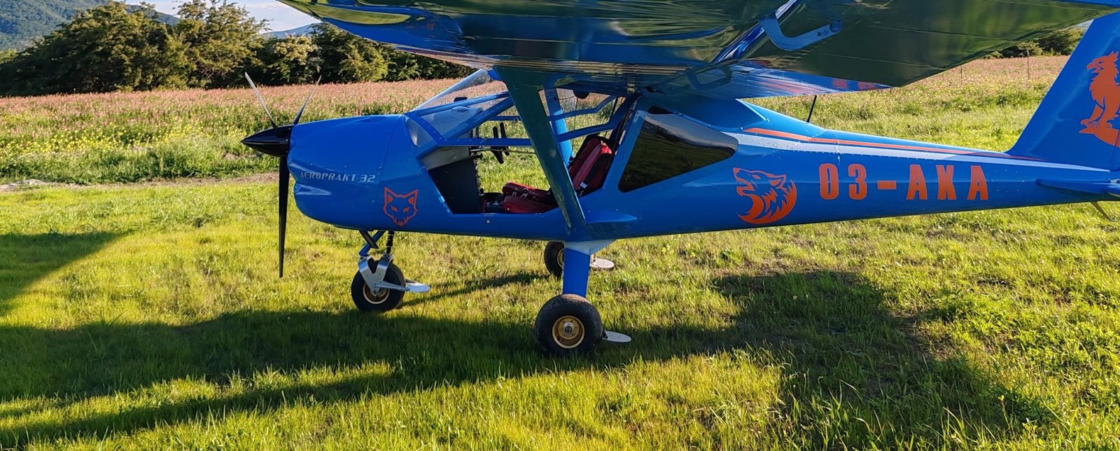 AKA A32 aircraft at Saguramo Airfield