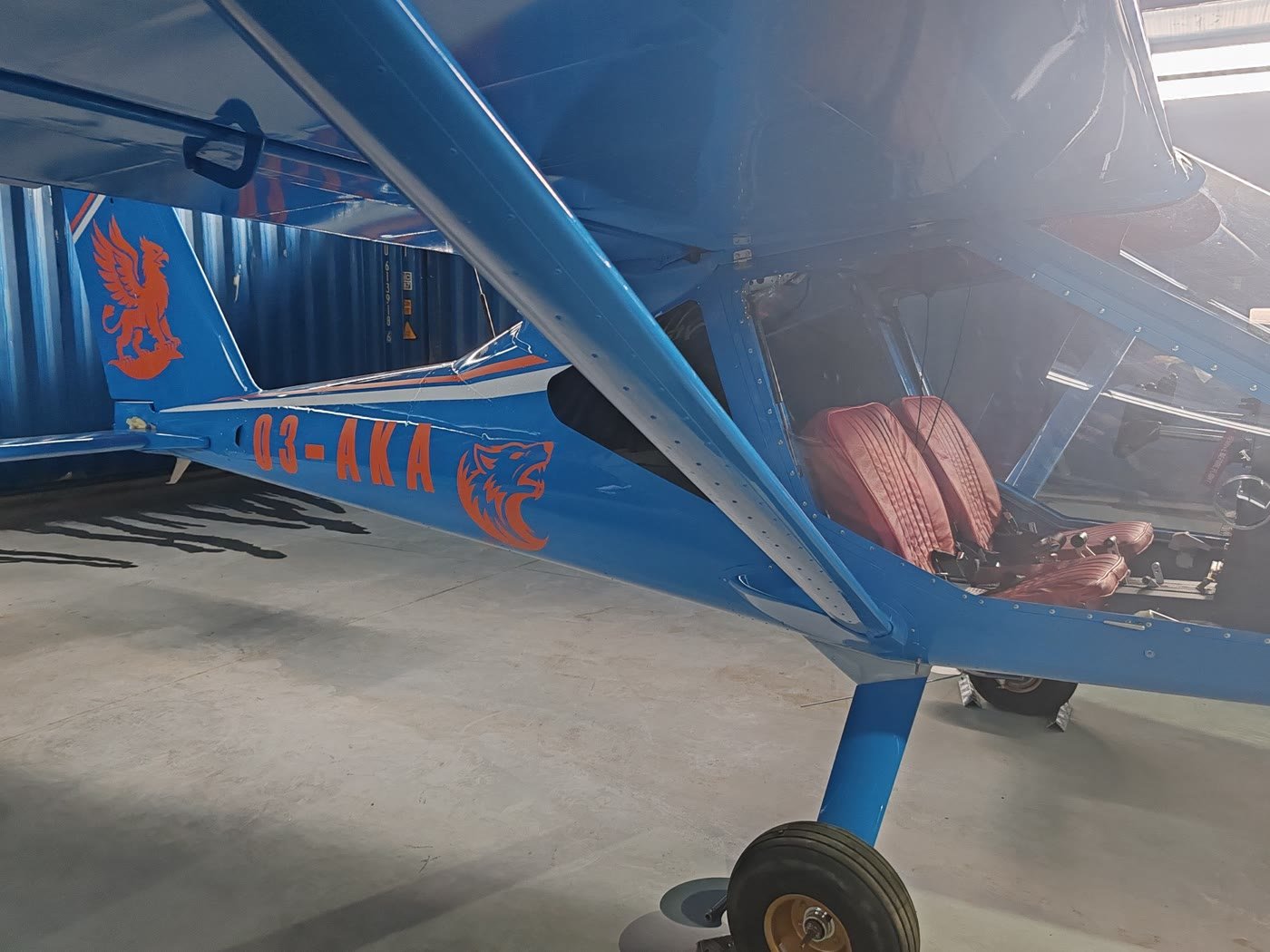AKA A32 aircraft in hangar